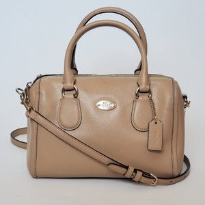 Coach Mini Bennett Satchel Crossbody in Cream color